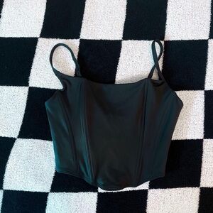 Black Hollister corset top, thick material, super supportive. Size Medium curvy